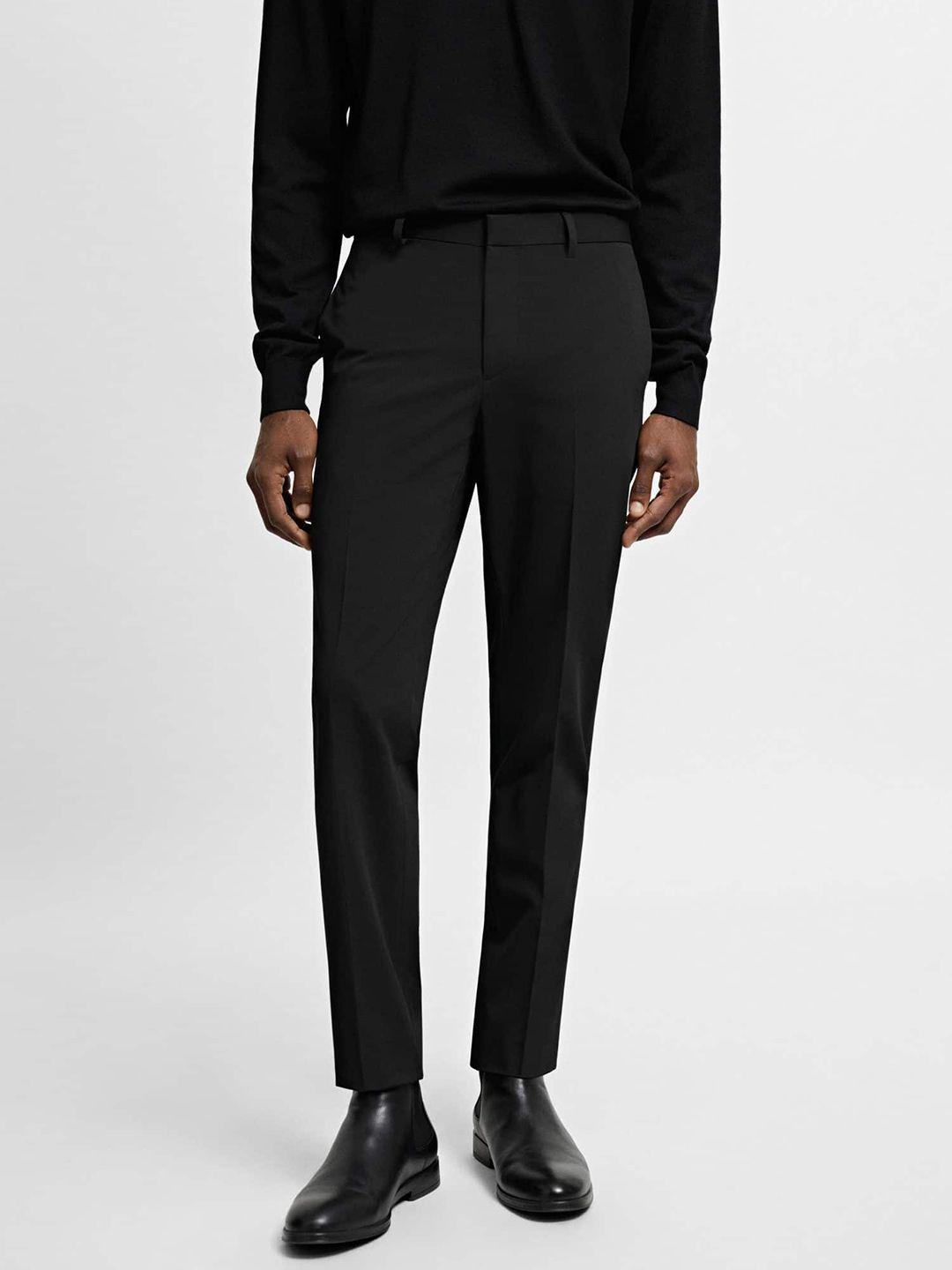 mango man the suit collection stretchable super slim fit formal trousers