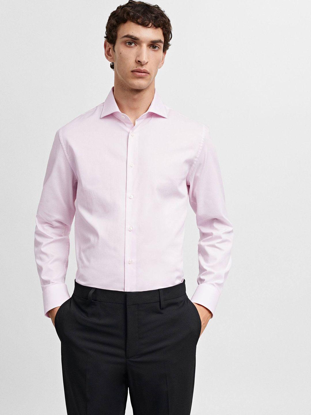 mango man pure cotton formal shirt