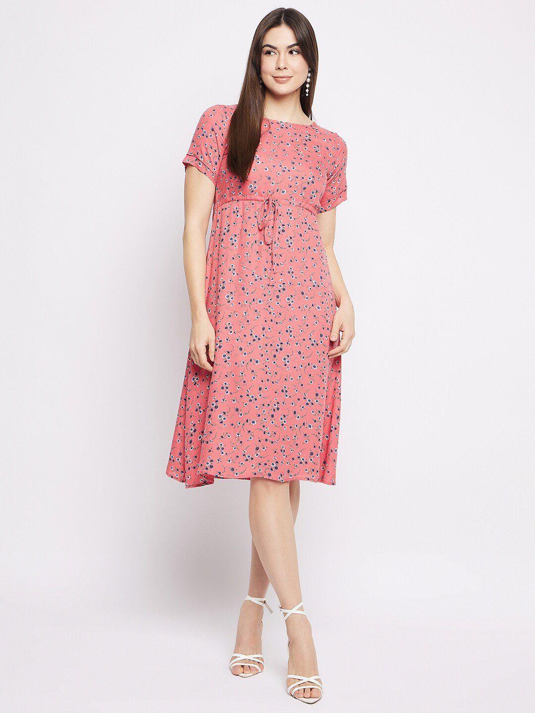 mayra floral print empire dress