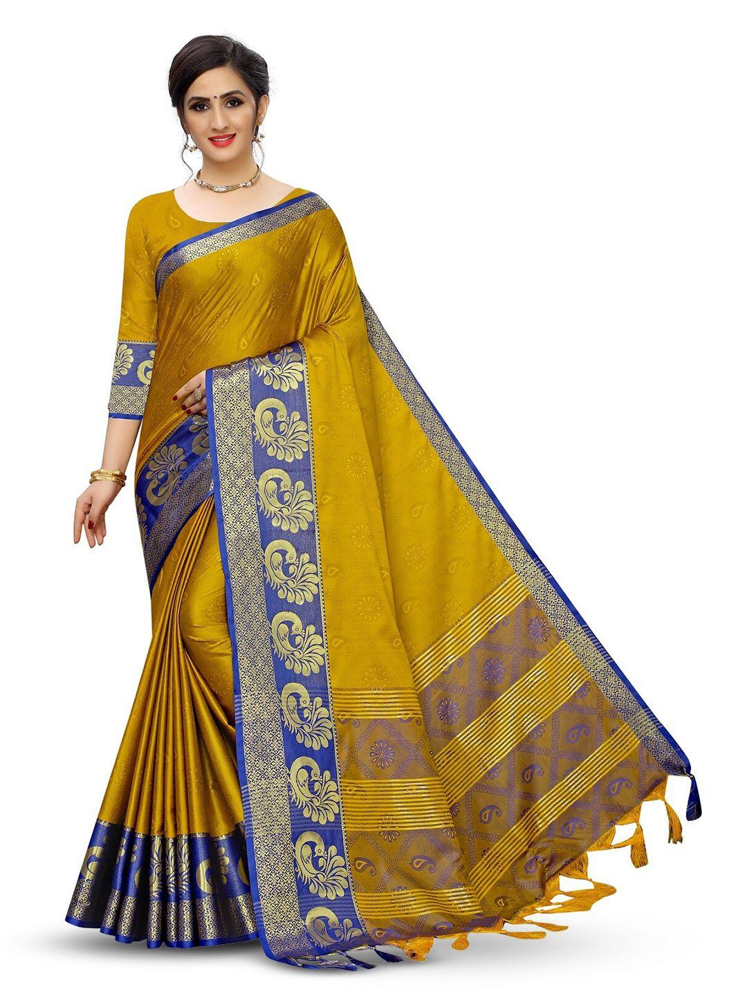 radadiyatrd woven design zari silk cotton banarasi saree