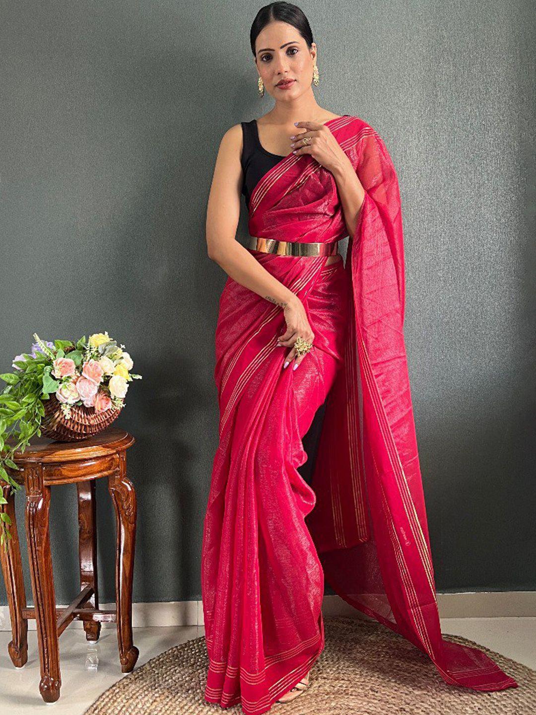 veerax zari pure chiffon saree