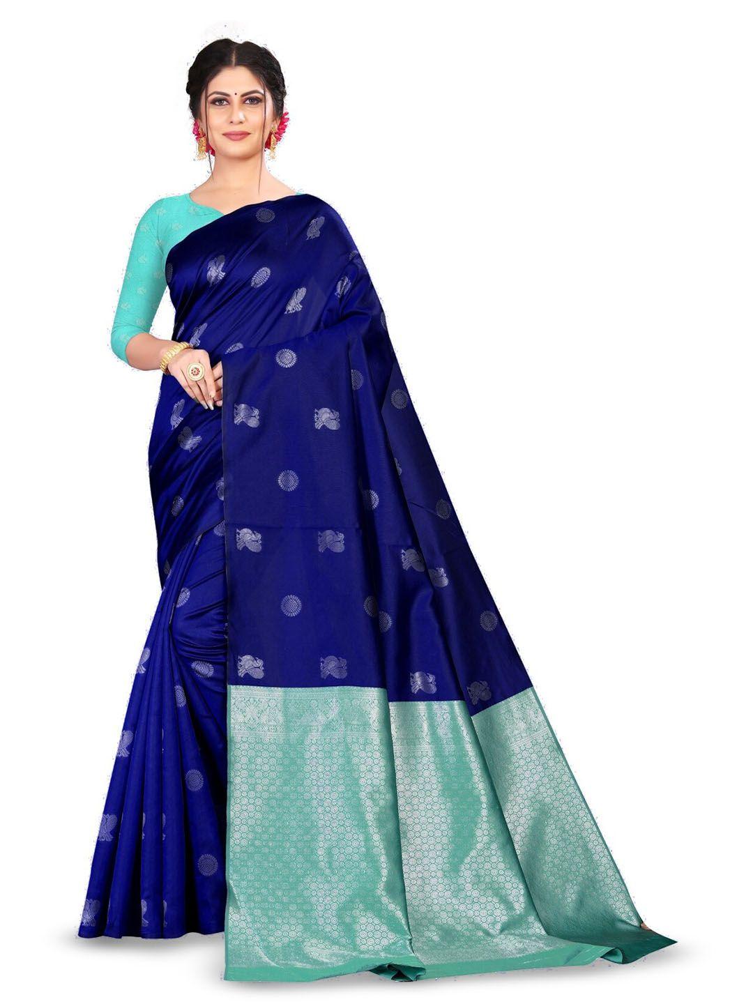 glorisa ethnic motifs woven design zari kanjeevaram saree