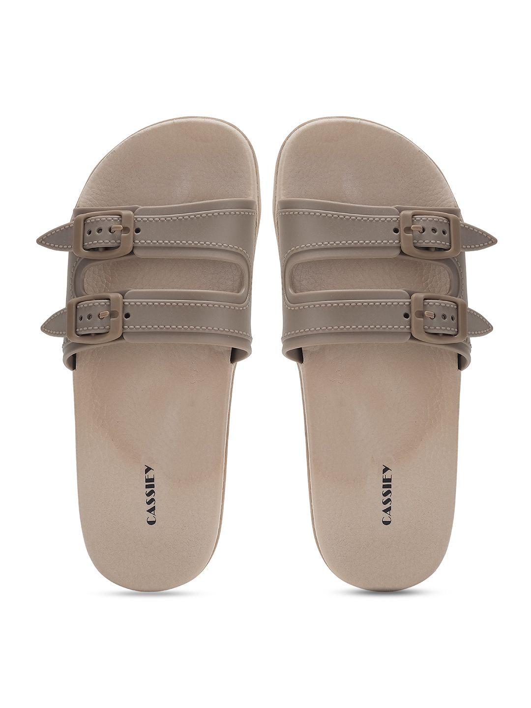 cassiey women buckle detail sliders