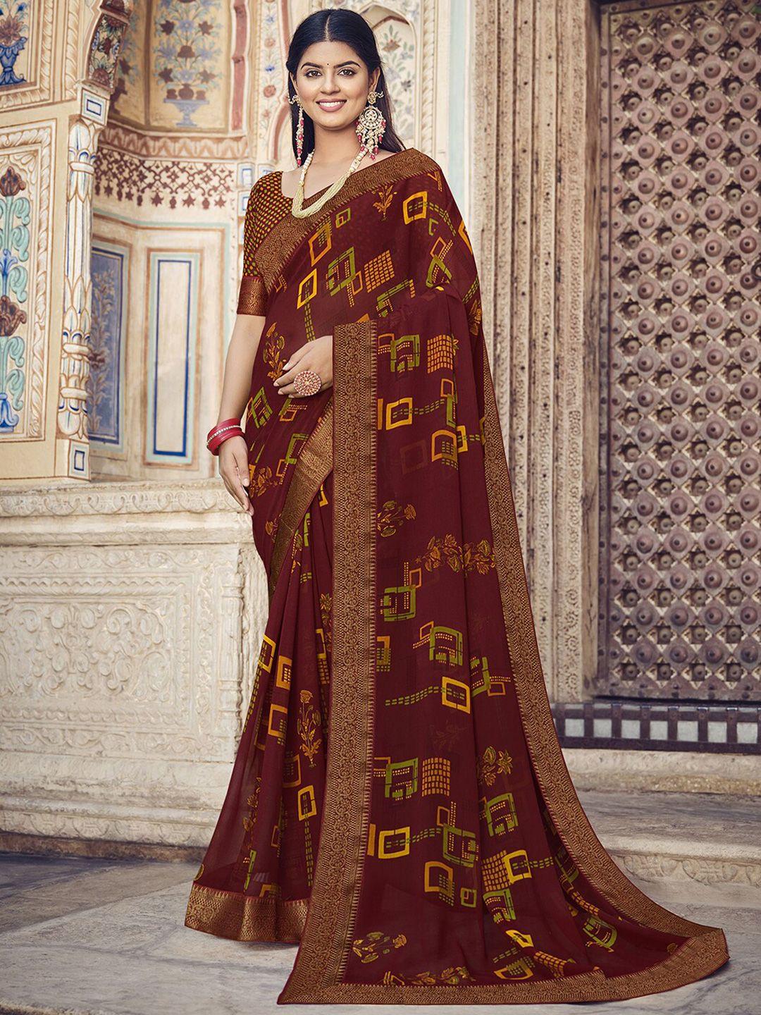 mitera  poly georgette saree