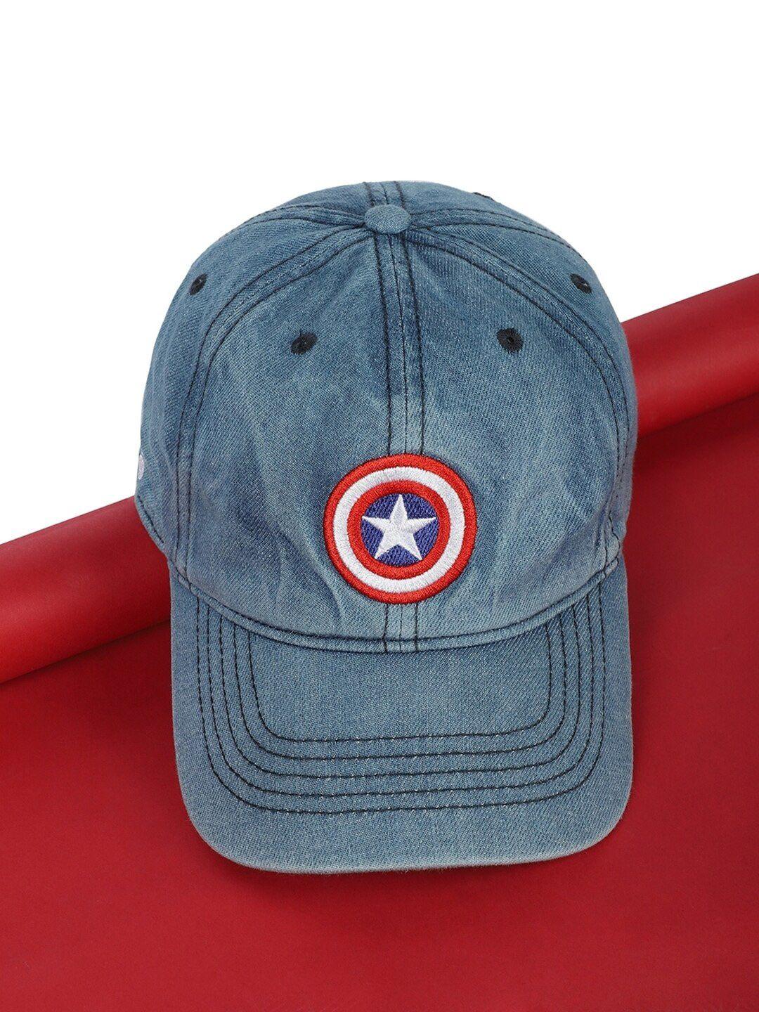 bewakoof unisex marvel embroidered cotton baseball cap