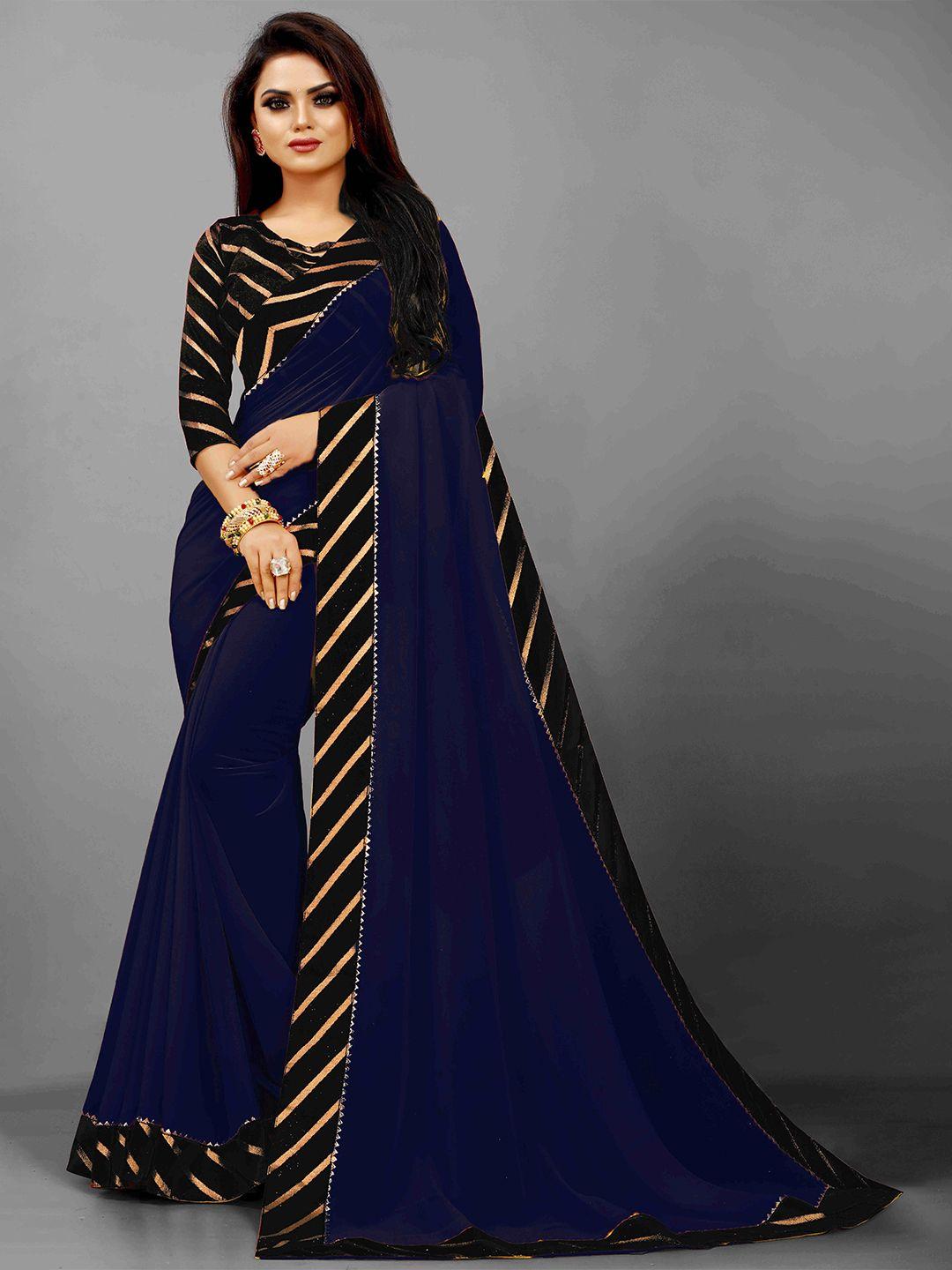 flip the style pure georgette gotta patti bhagalpuri saree