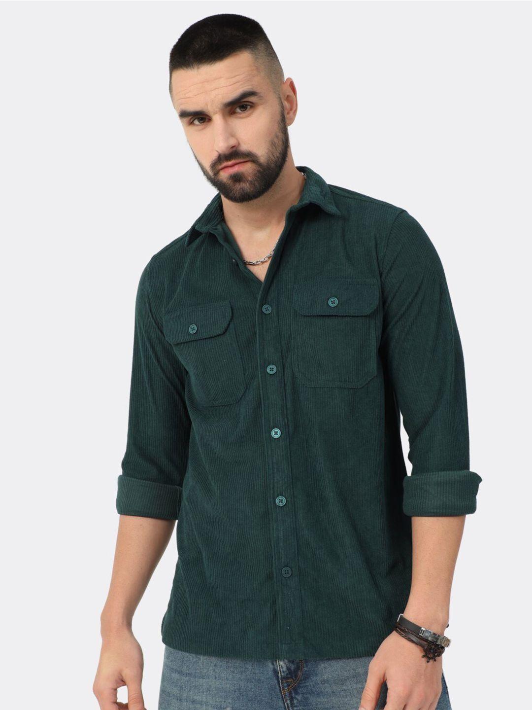 badmaash slim fit long sleeve casual shirt