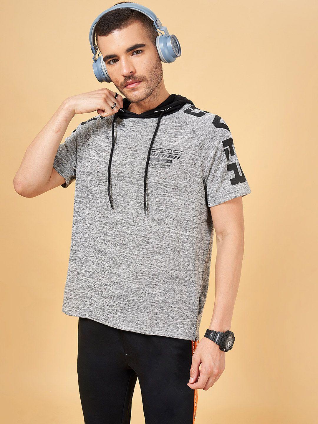 street 808 by pantaloons hooded short sleeves t-shirt