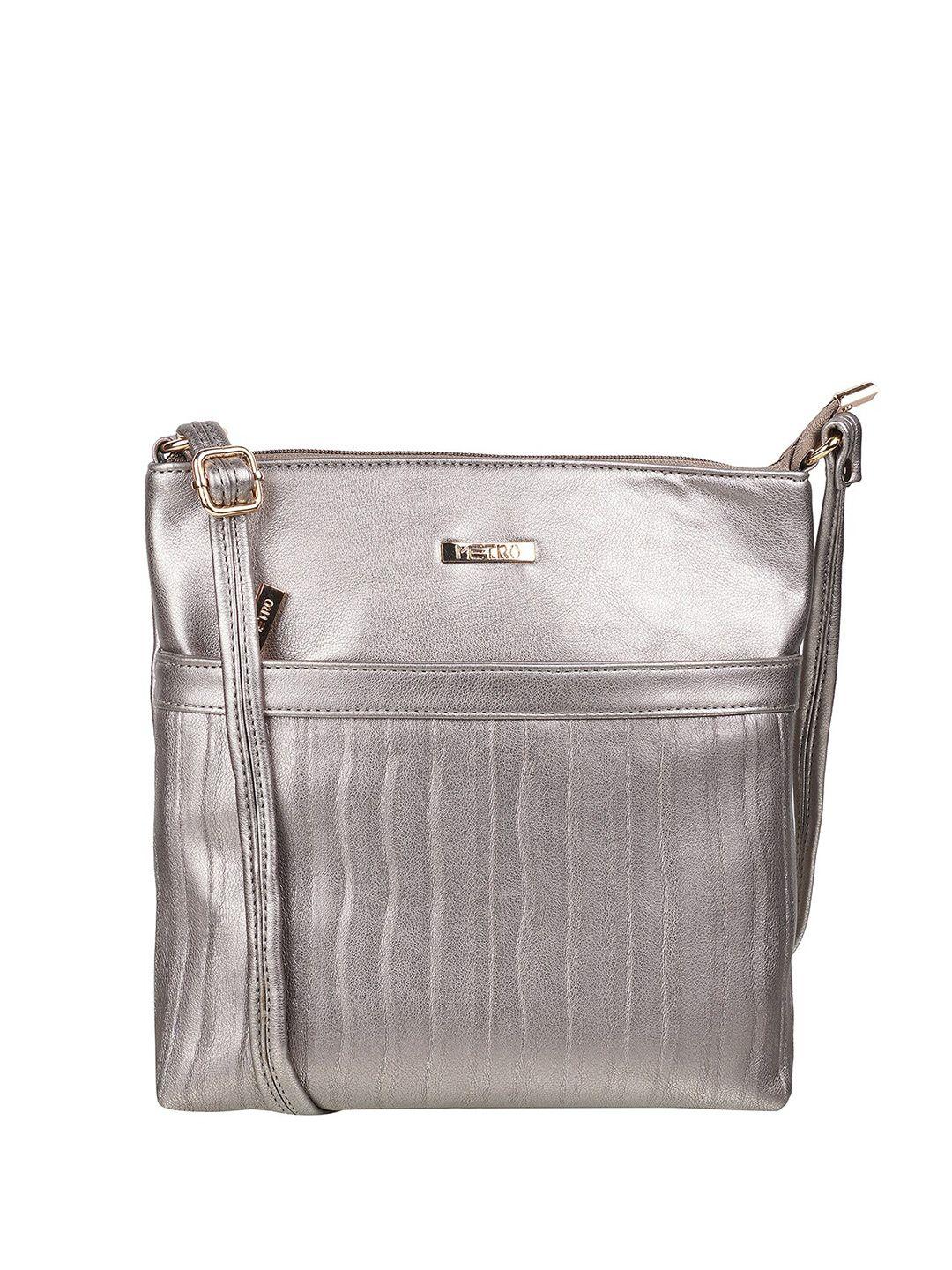 metro textured swagger shoulder bag