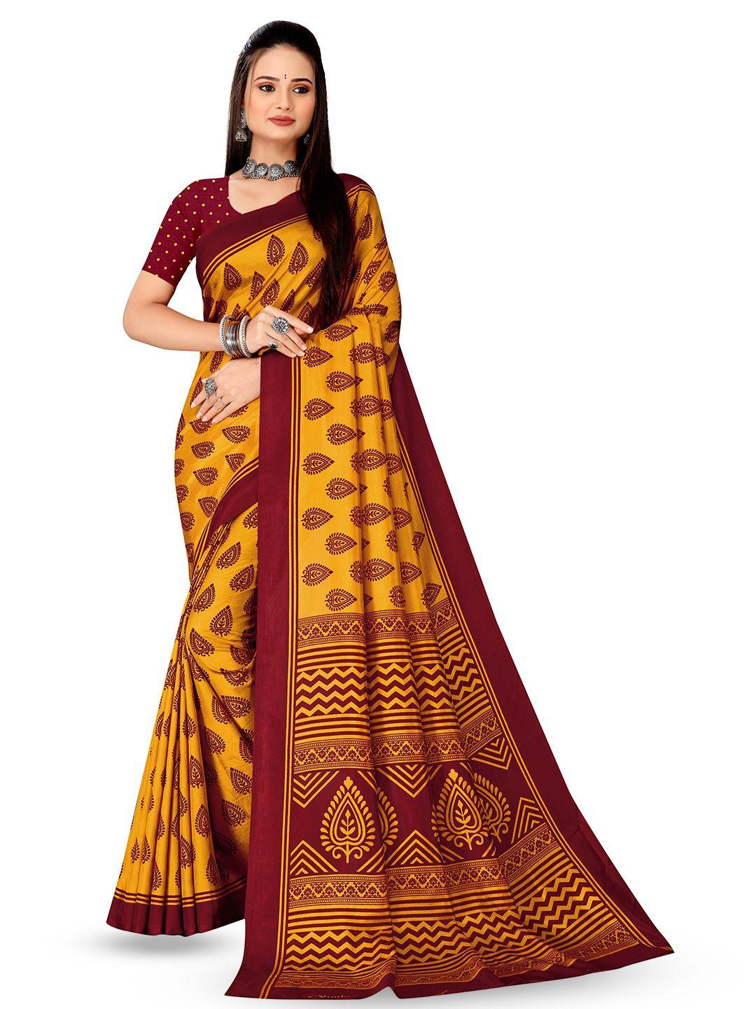 vimla ethnic motifs printed mysore silk saree