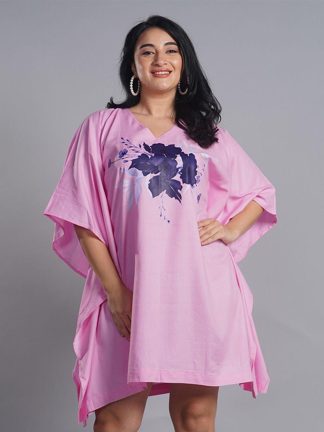 letsdressup floral printed kaftan dress