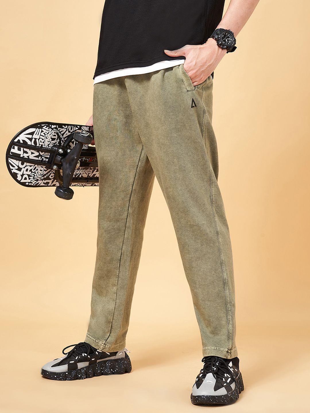 street 808 by pantaloons men side pockets cotton track pants