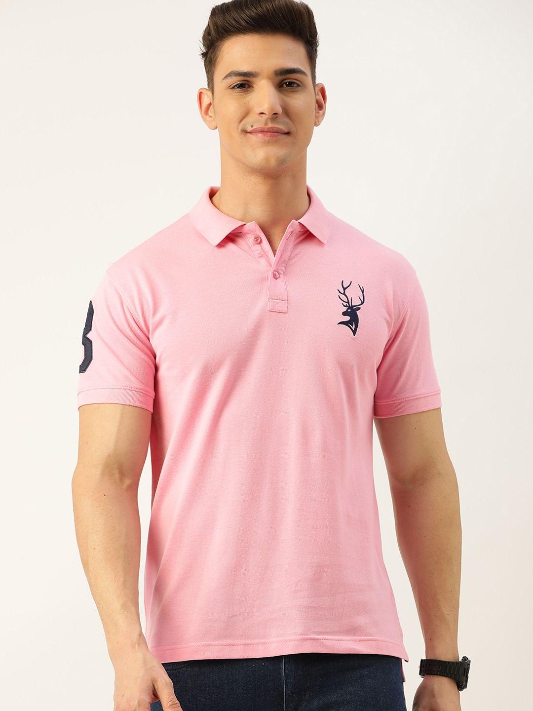 portblair polo collar short sleeves embroidered t-shirt