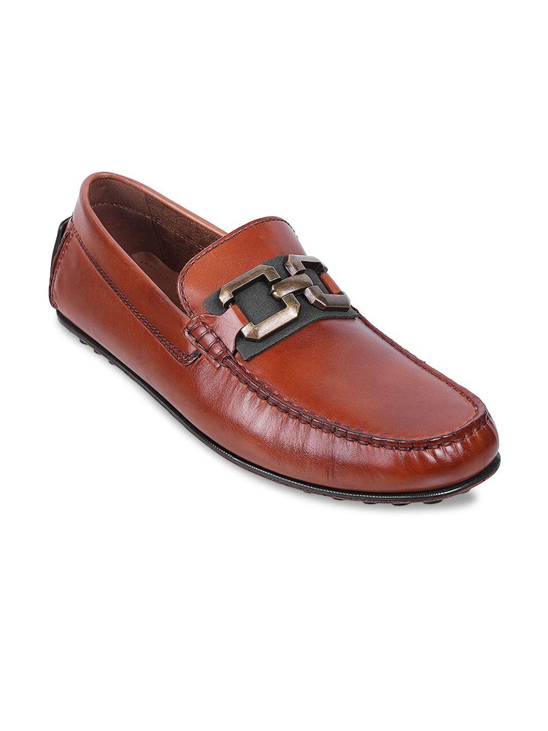 j.fontini men leather horsebit loafers