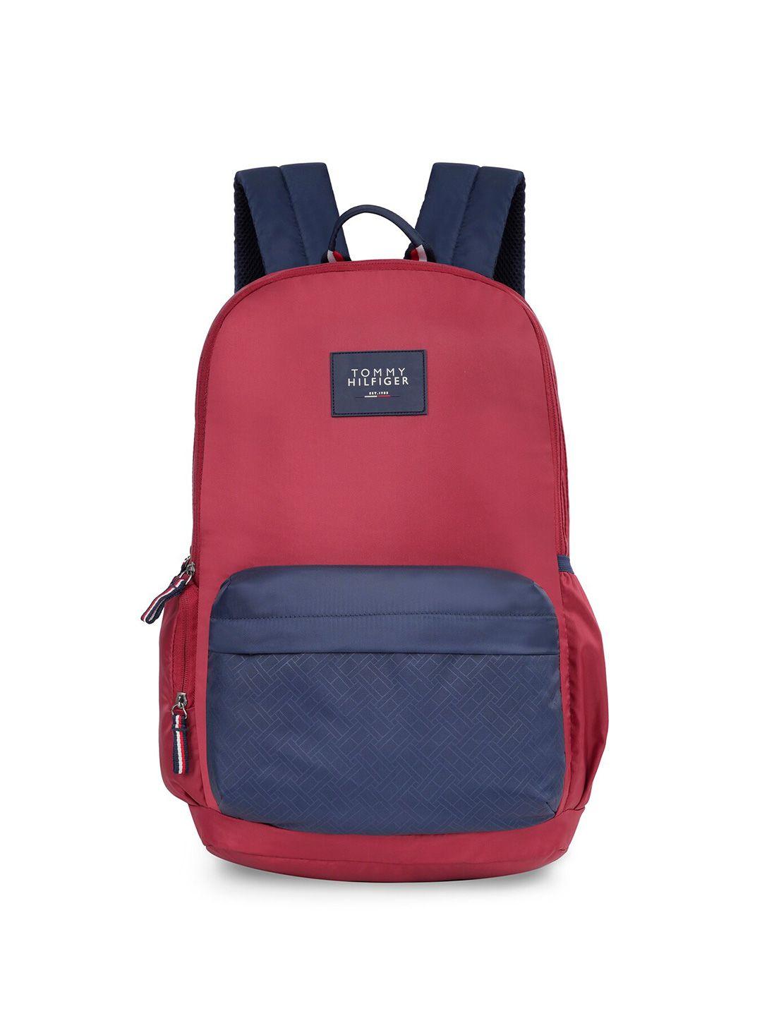 tommy hilfiger unisex colourblocked backpack-26 l