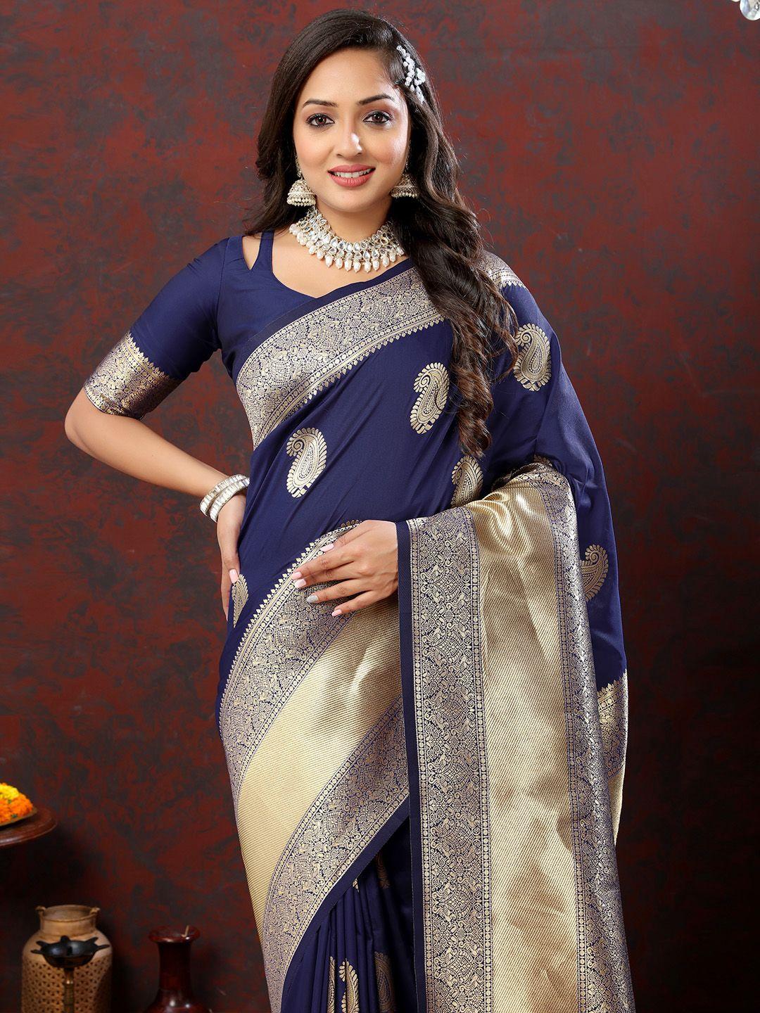 jatriqq paisley woven design zari art silk banarasi saree