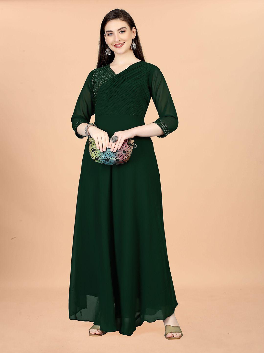 sidyal georgette maxi dress