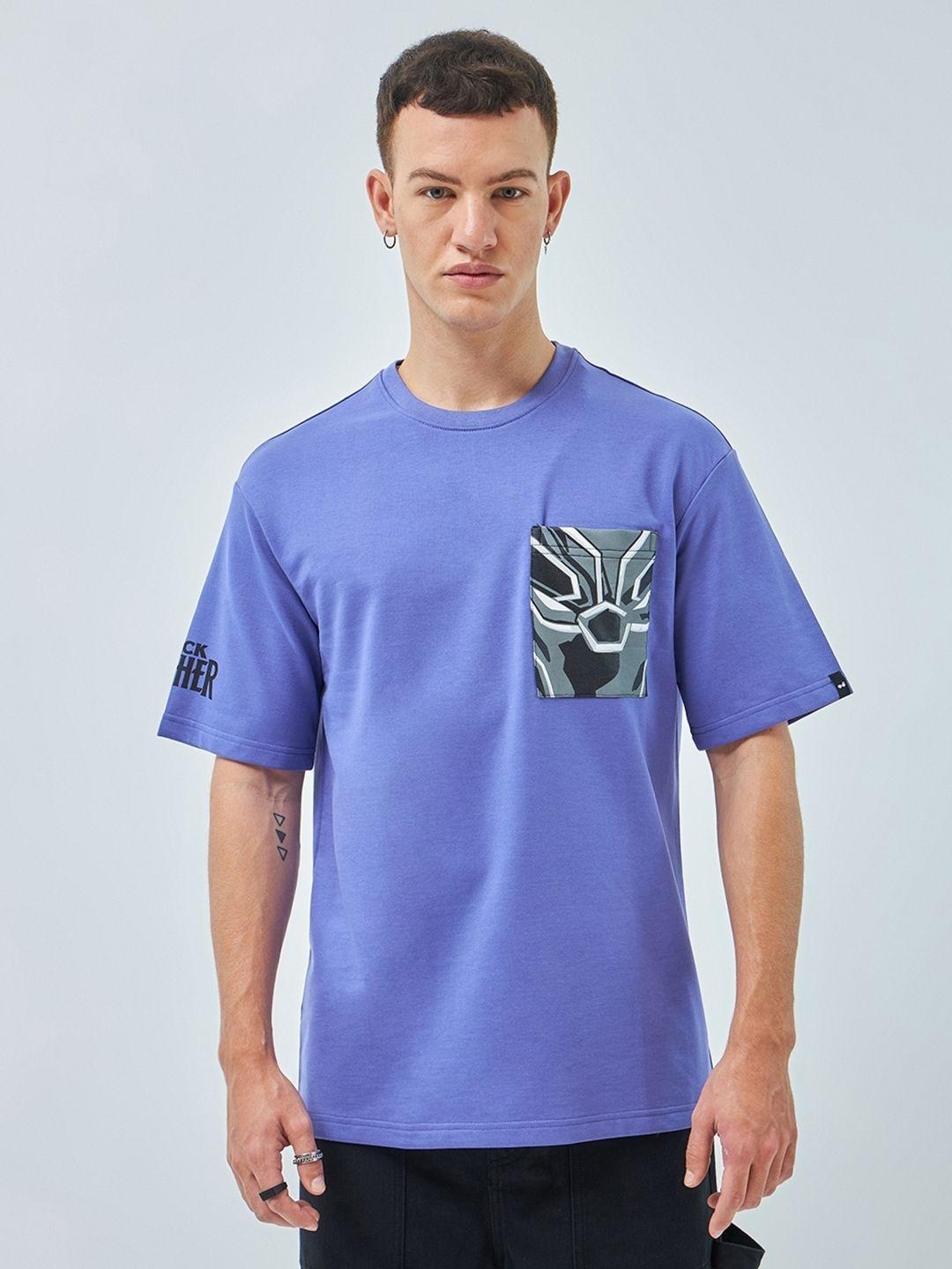 bewakoof graphic printed oversized cotton t-shirt