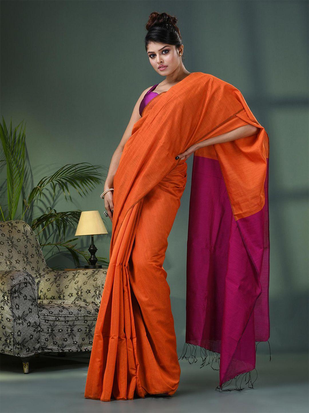 angoshobha solid zari saree