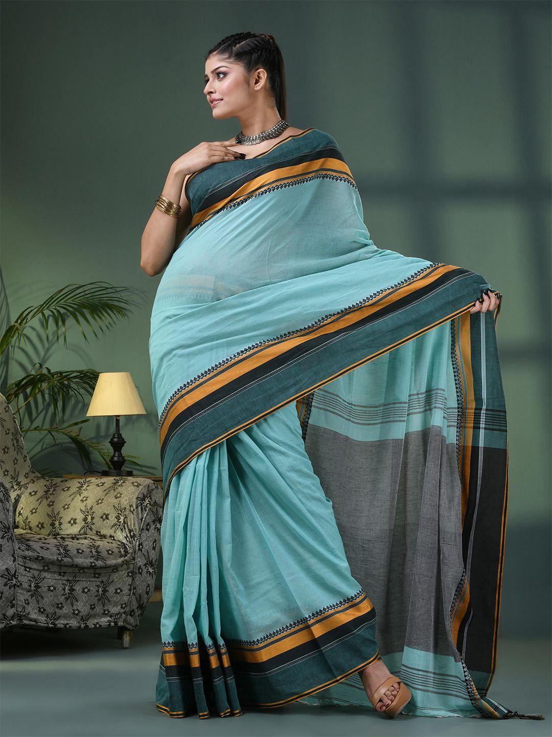 angoshobha jacquard pure cotton saree