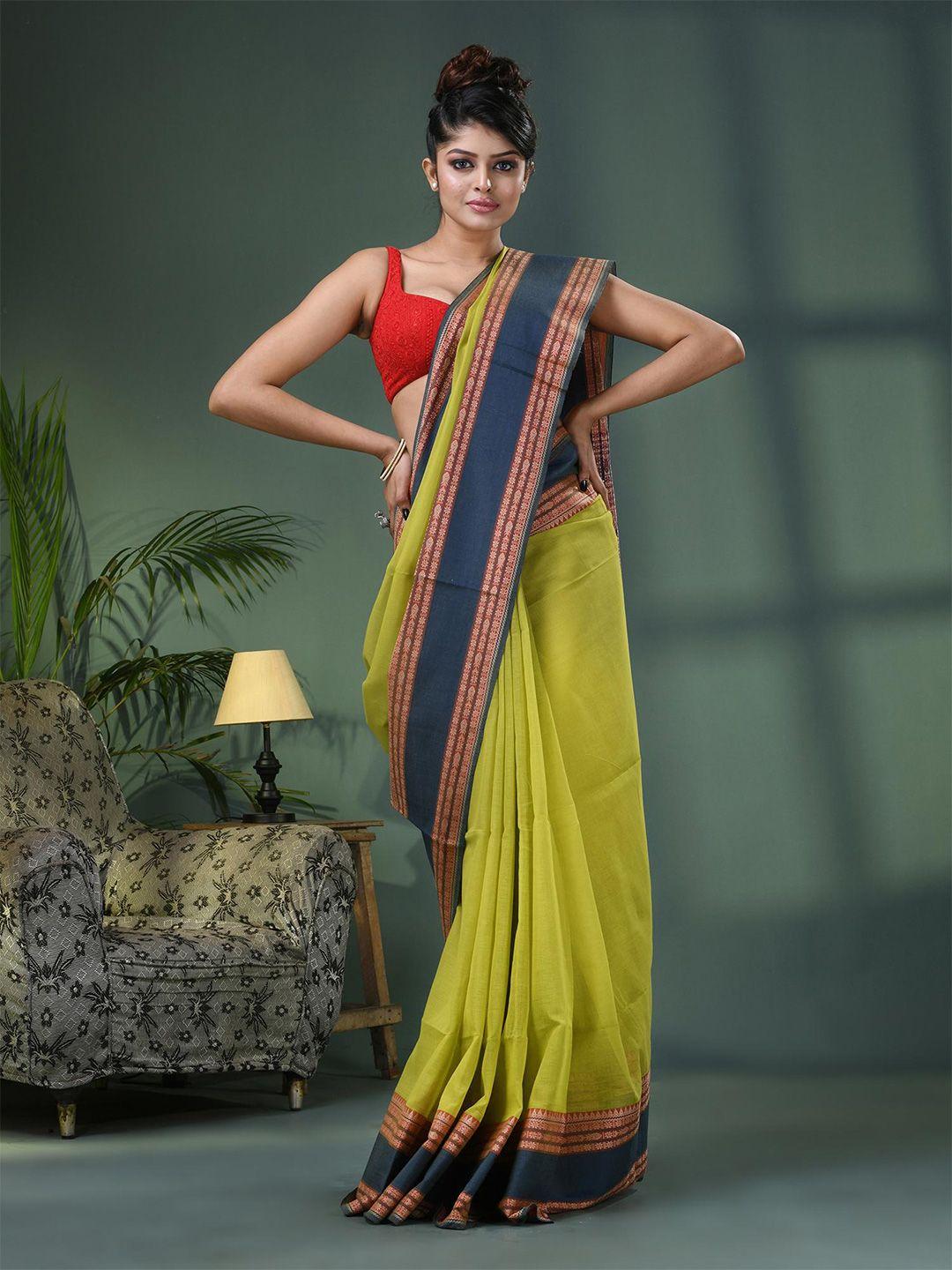 angoshobha jacquard pure cotton saree