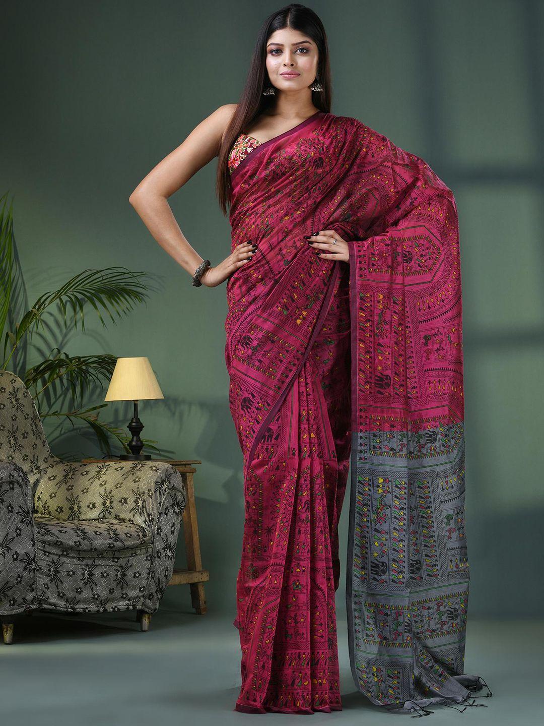 angoshobha ethnic motifs saree