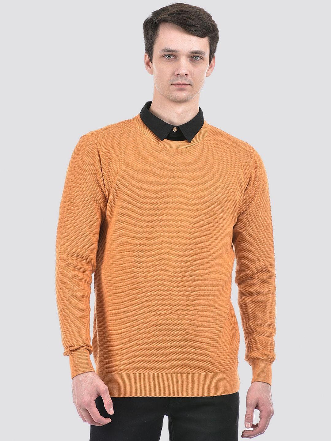 portobello self design cotton pullover sweater