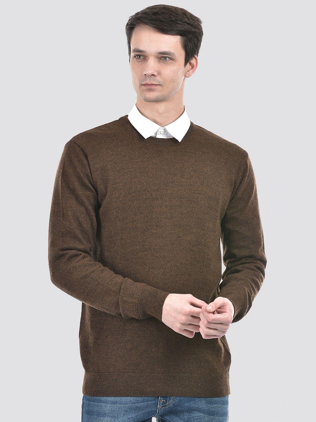 portobello textured woollen pullover sweater