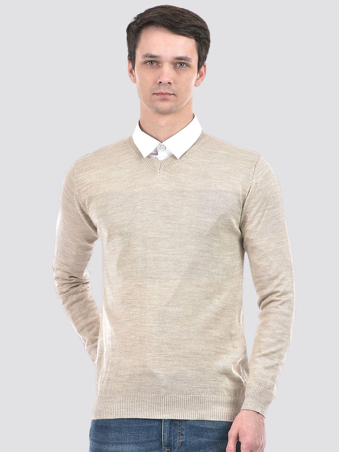 portobello v neck long sleeves pullover sweater