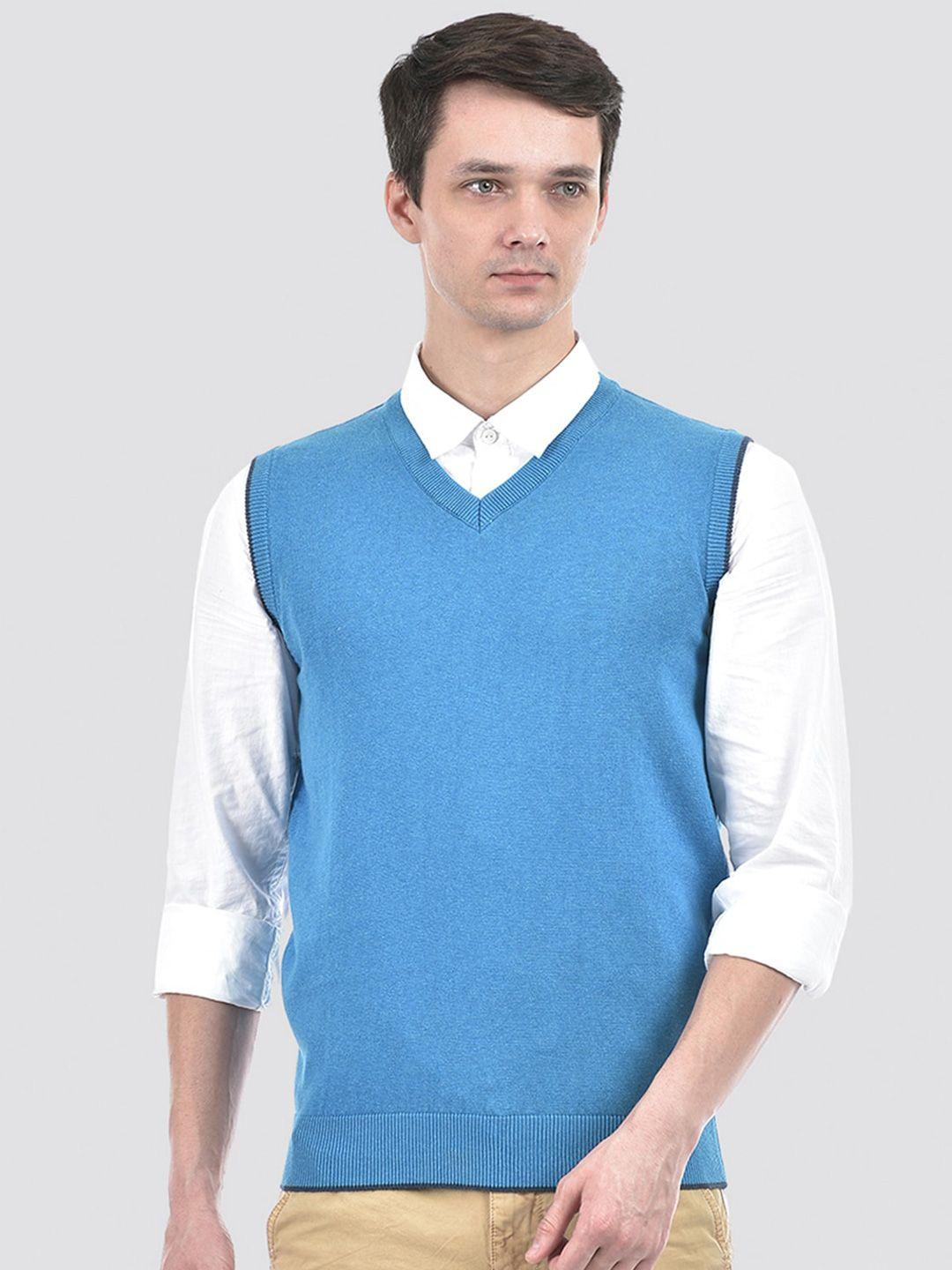 portobello v-neck sleeveless sweater vest