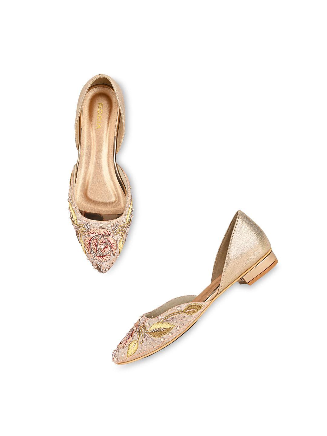 rocia embellished pointed toe mojaris