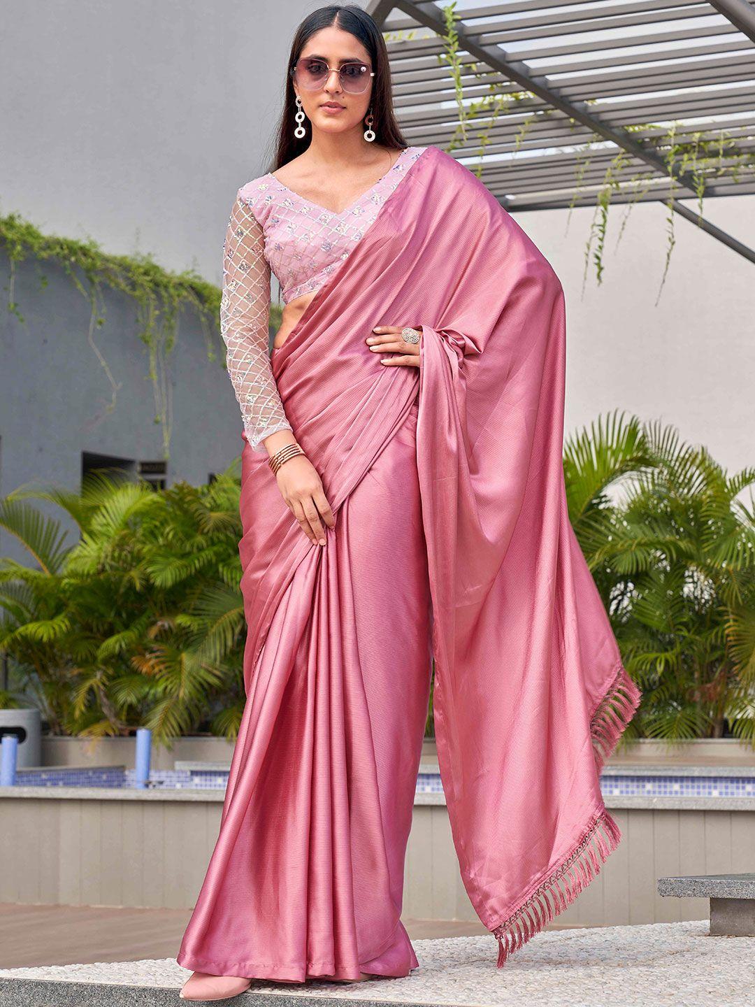 tikhi imli satin ready to wear saree