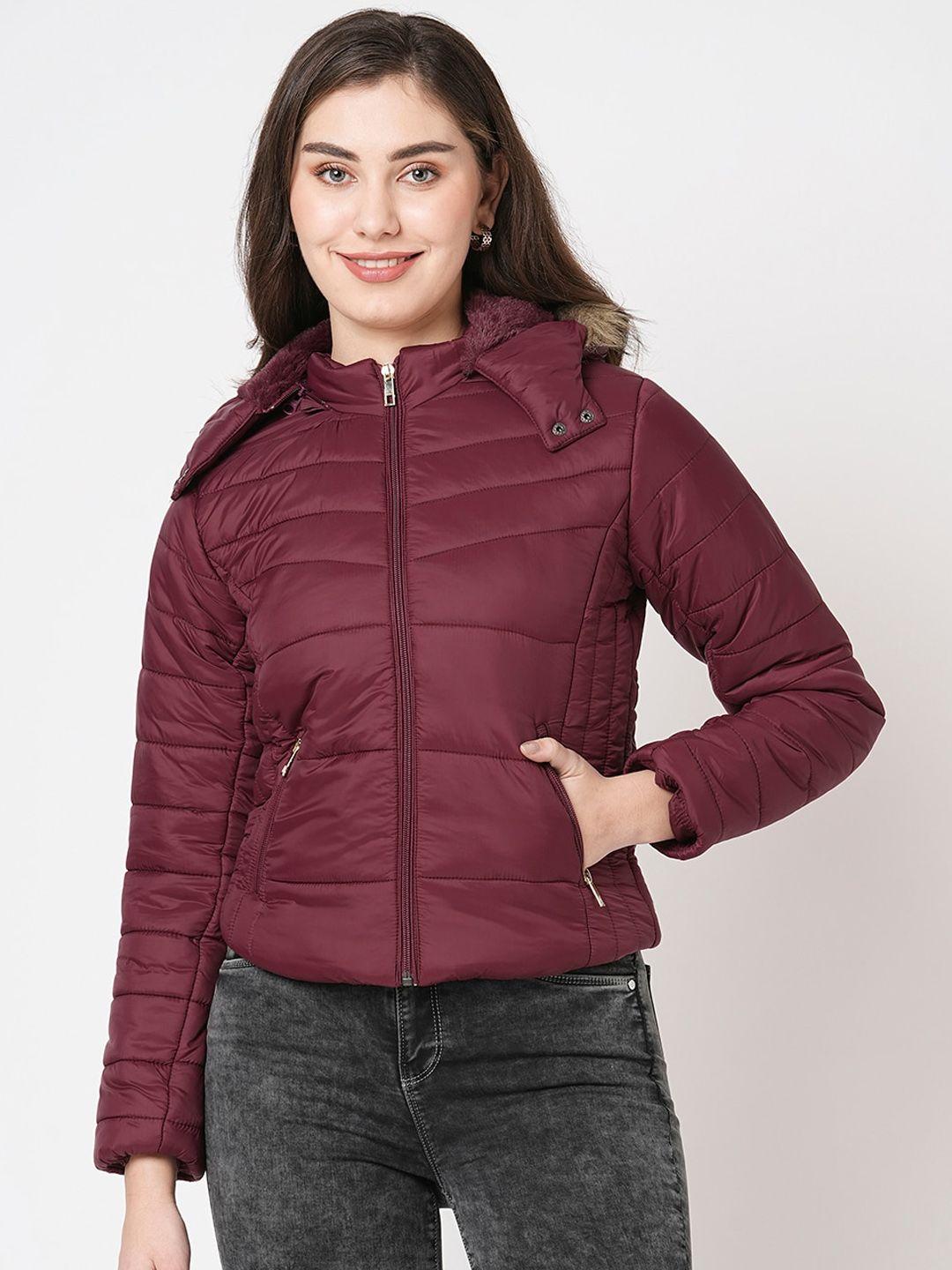 kraus jeans women camouflage colourblocked puffer jacket