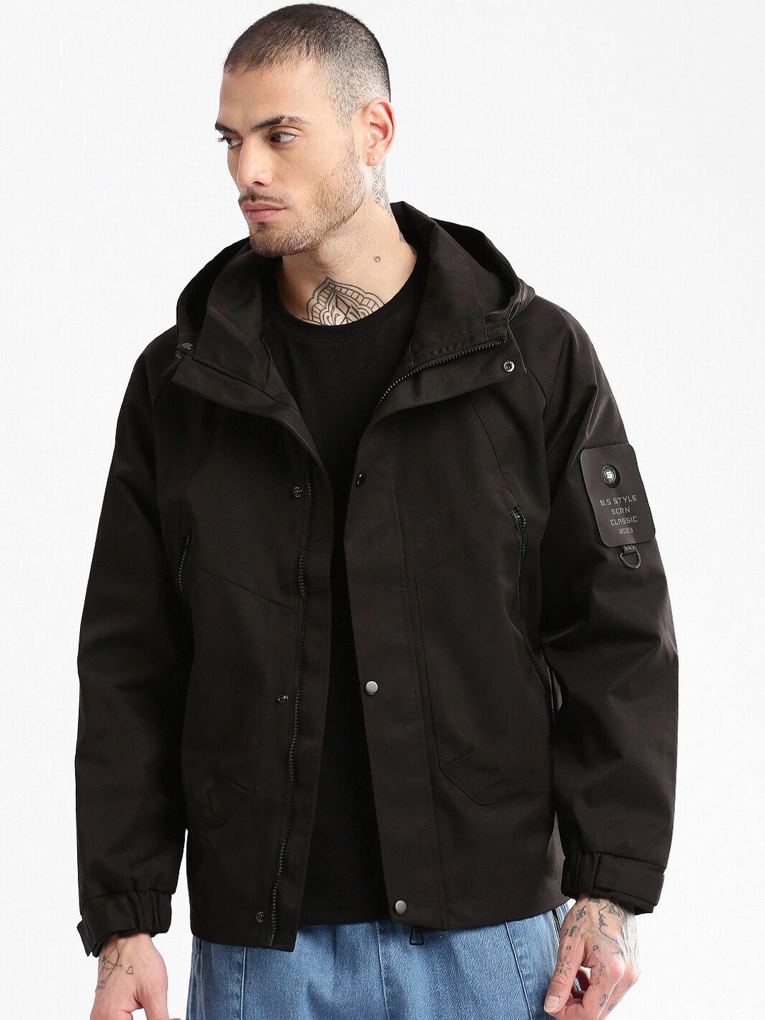 showoff windcheater hooded oversized bomber jacket