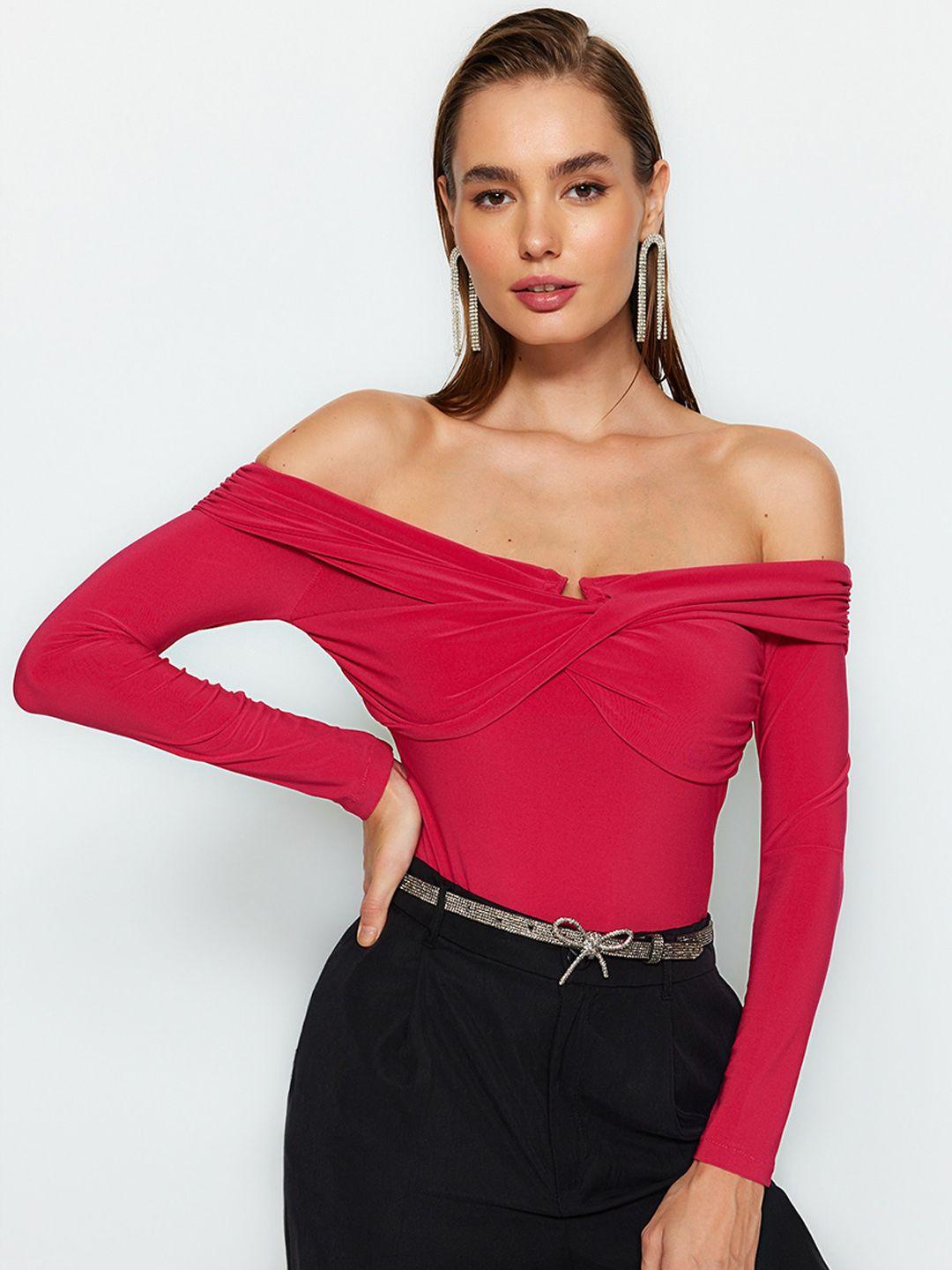 trendyol off-shoulder bodysuit