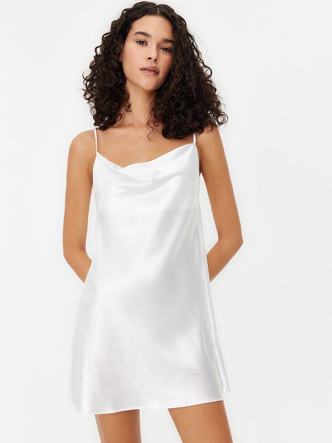 trendyol shoulder straps regular nightdress