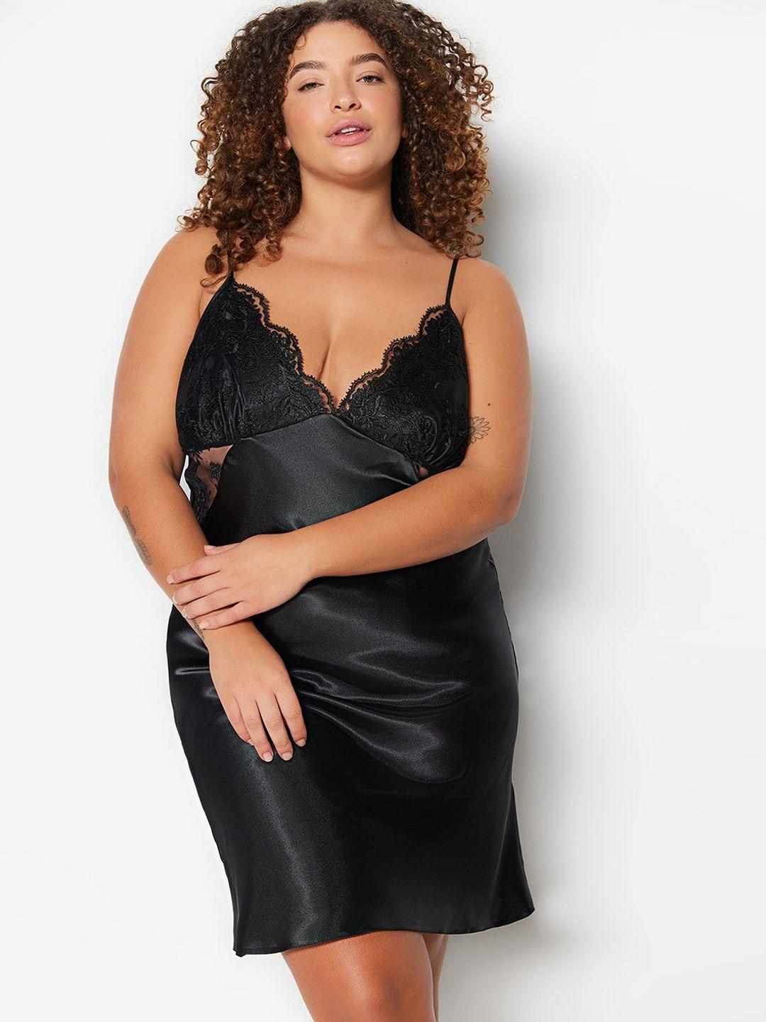 trendyol shoulder straps nightdress