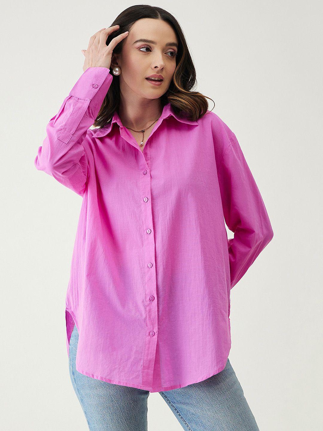 june & harry women relaxed opaque semiformal shirt