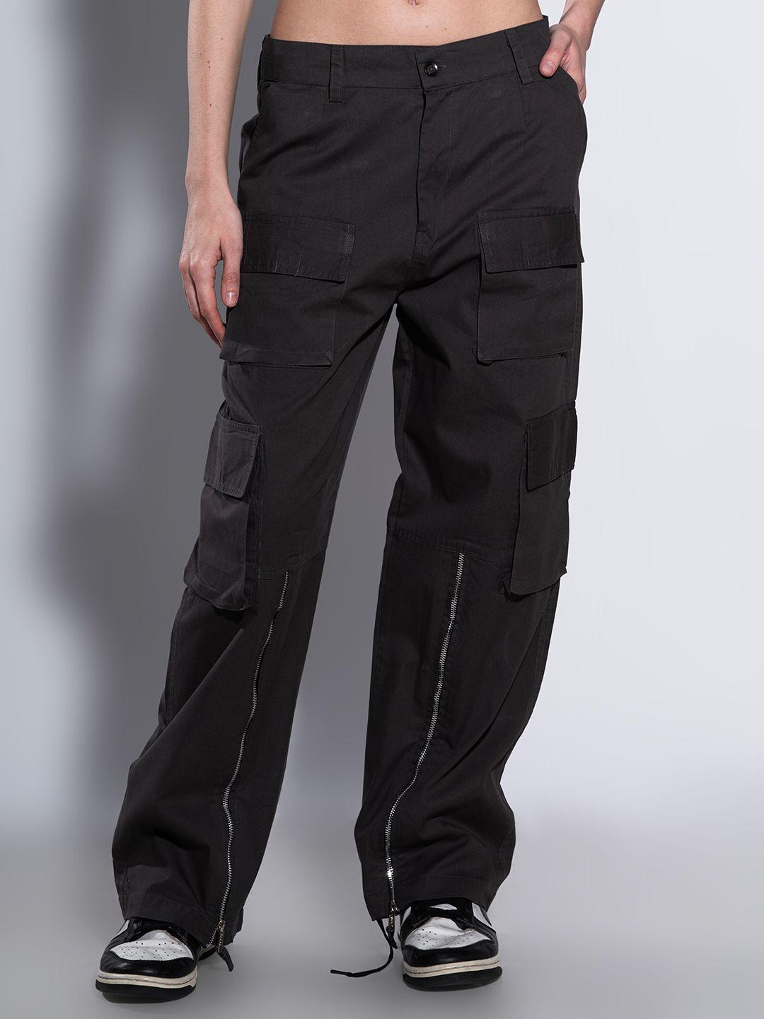 stylecast x hersheinbox women pure cotton cargo trousers