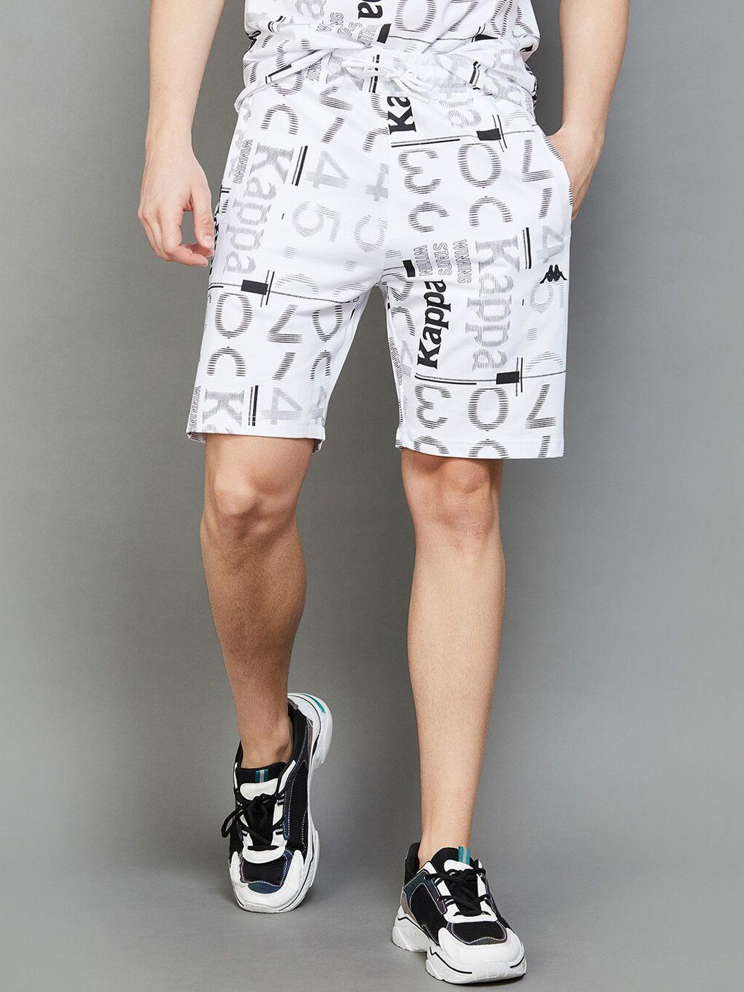 kappa men conversational printed cotton shorts