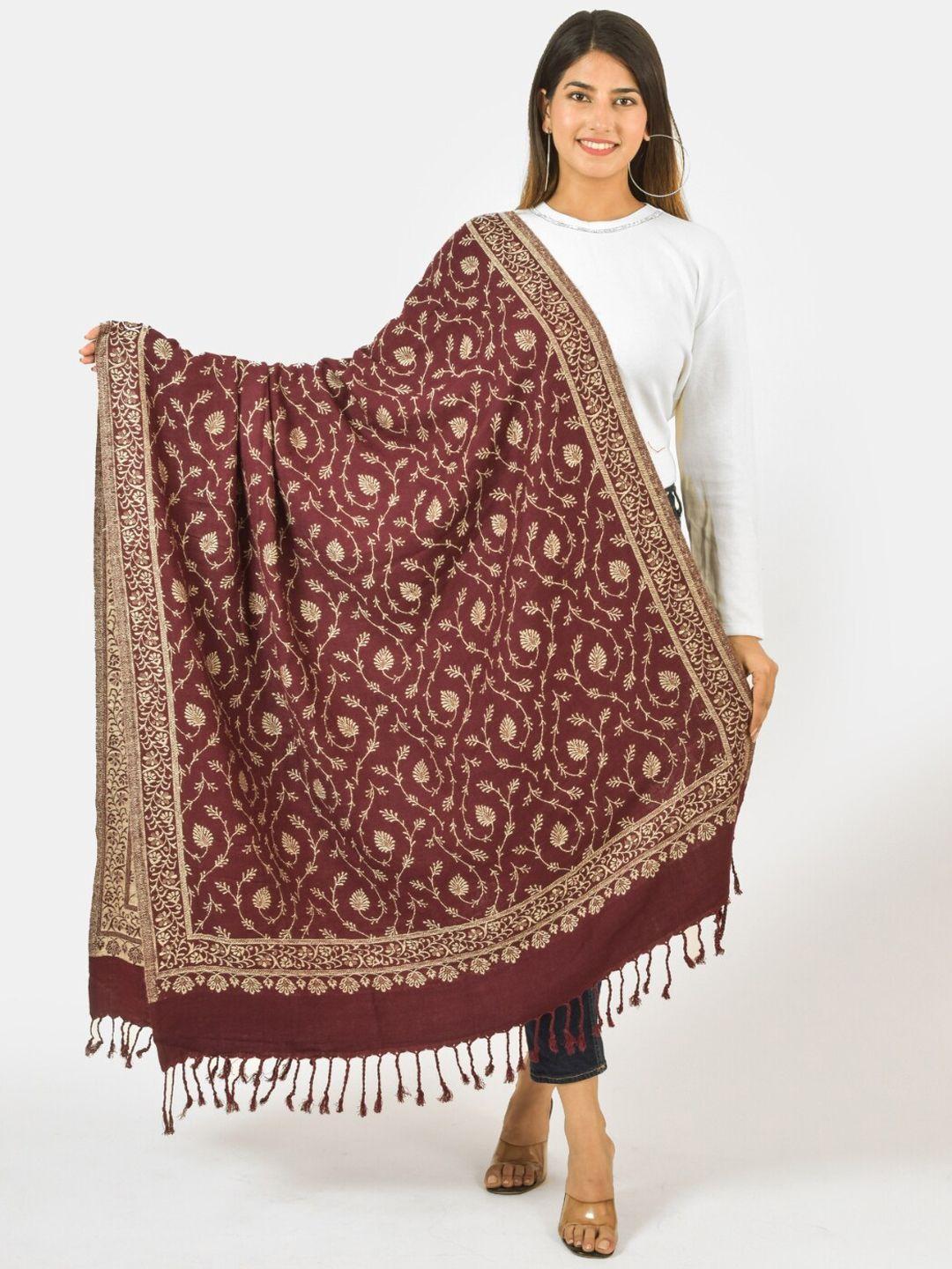 baisa floral woven design shawl