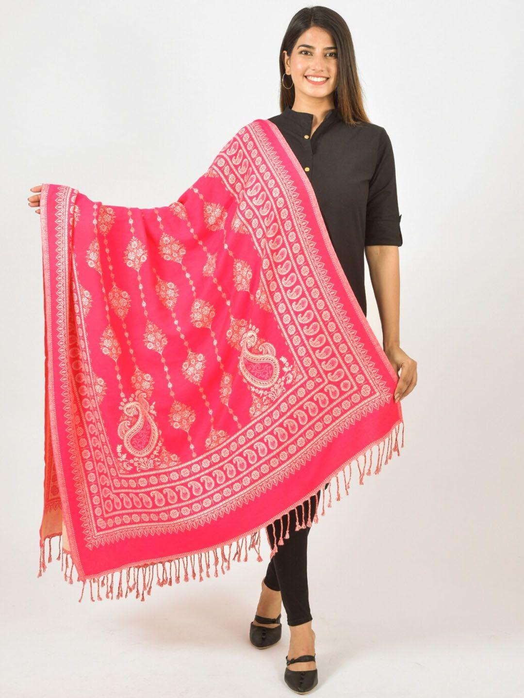 baisa floral woven design shawl