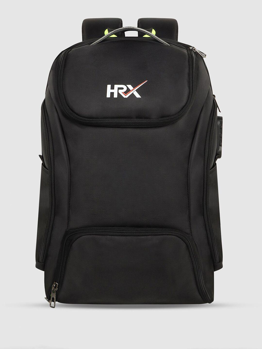 hrx by hrithik roshan unisex anti-theft backpack with shoe pocket