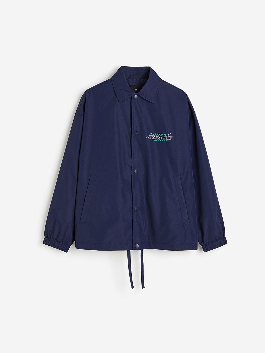 h&m loose fit water-repellent coach jacket