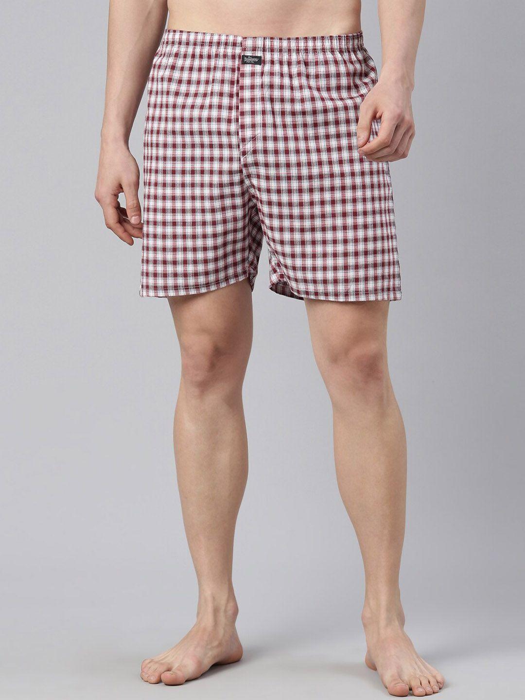 the roadster lifestyle co. checked pure cotton  boxers rr-bc-jb01