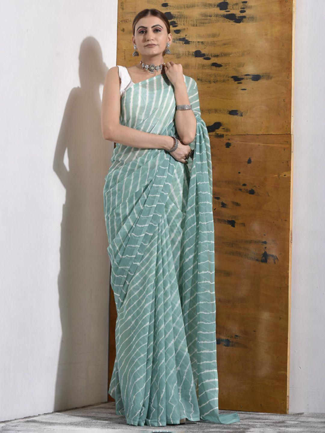 sutra attire striped pure chiffon saree