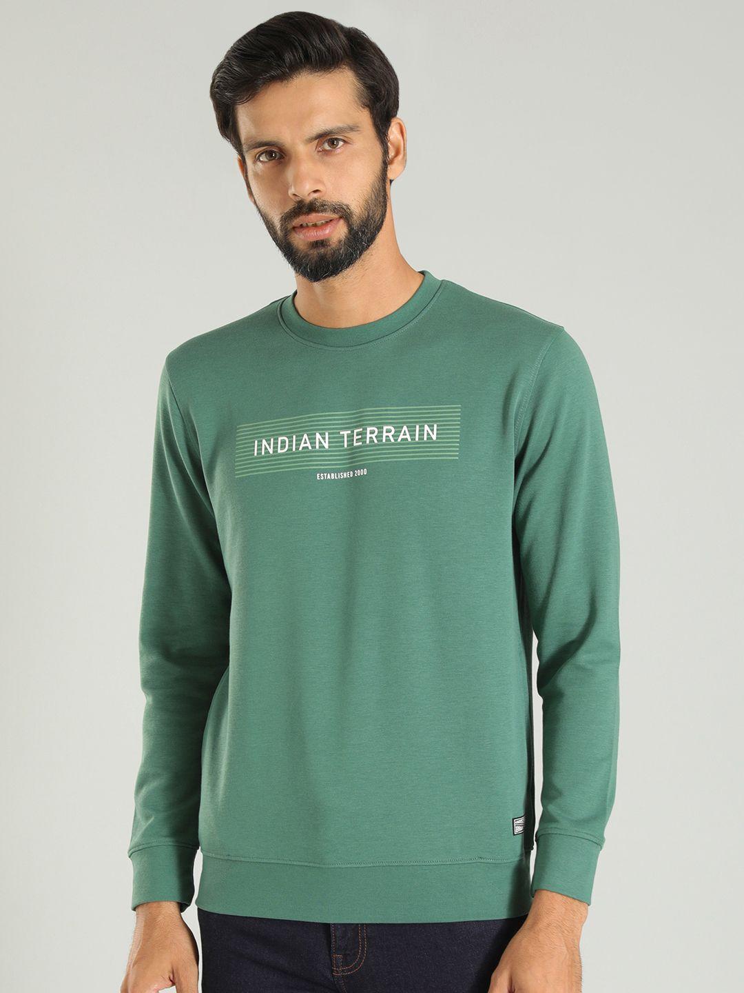 indian terrain men printed sweatshirt