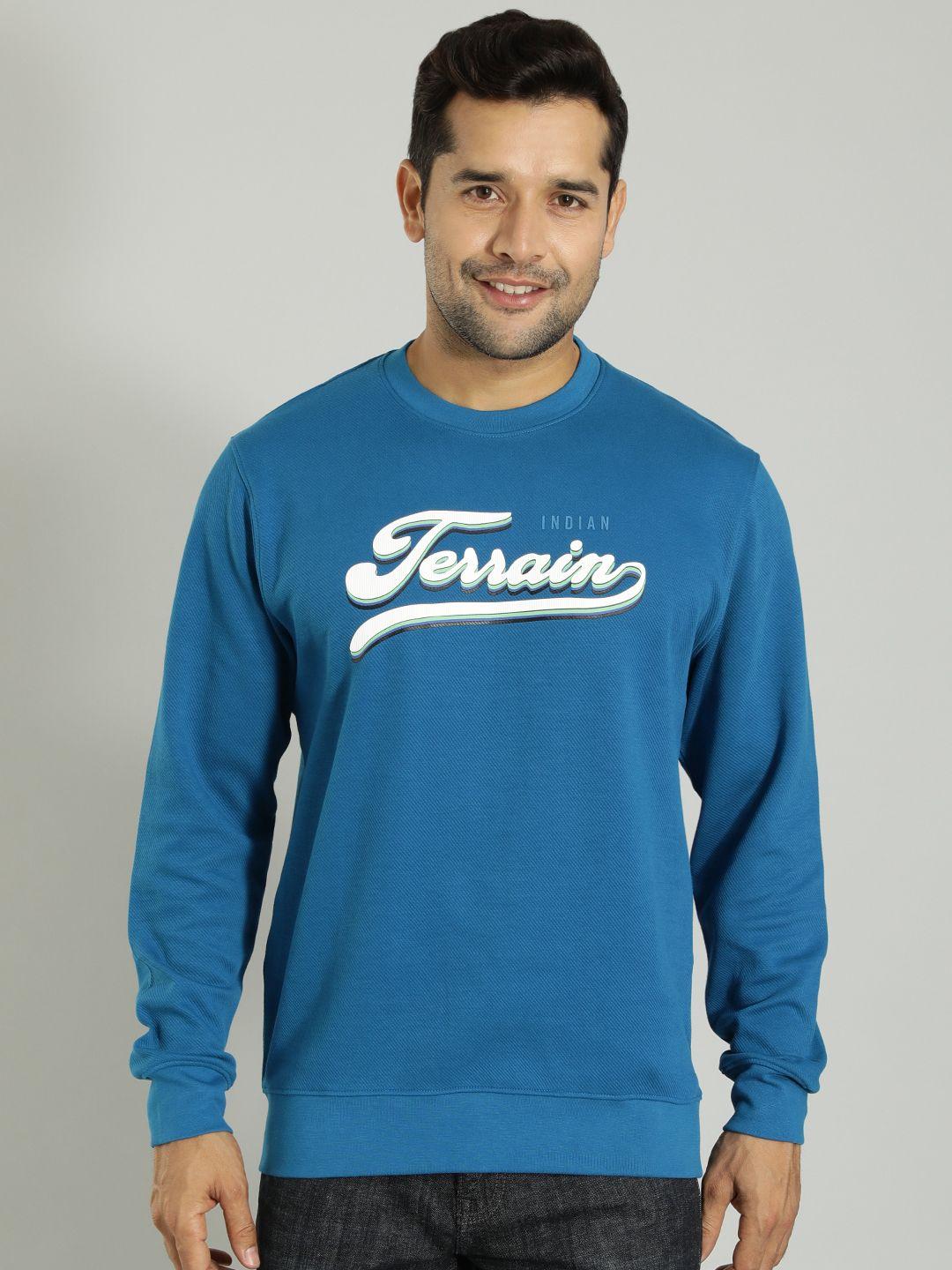 indian terrain men printed sweatshirt