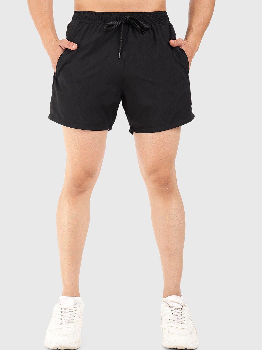 fuaark men mid-rise dri-fit sports shorts