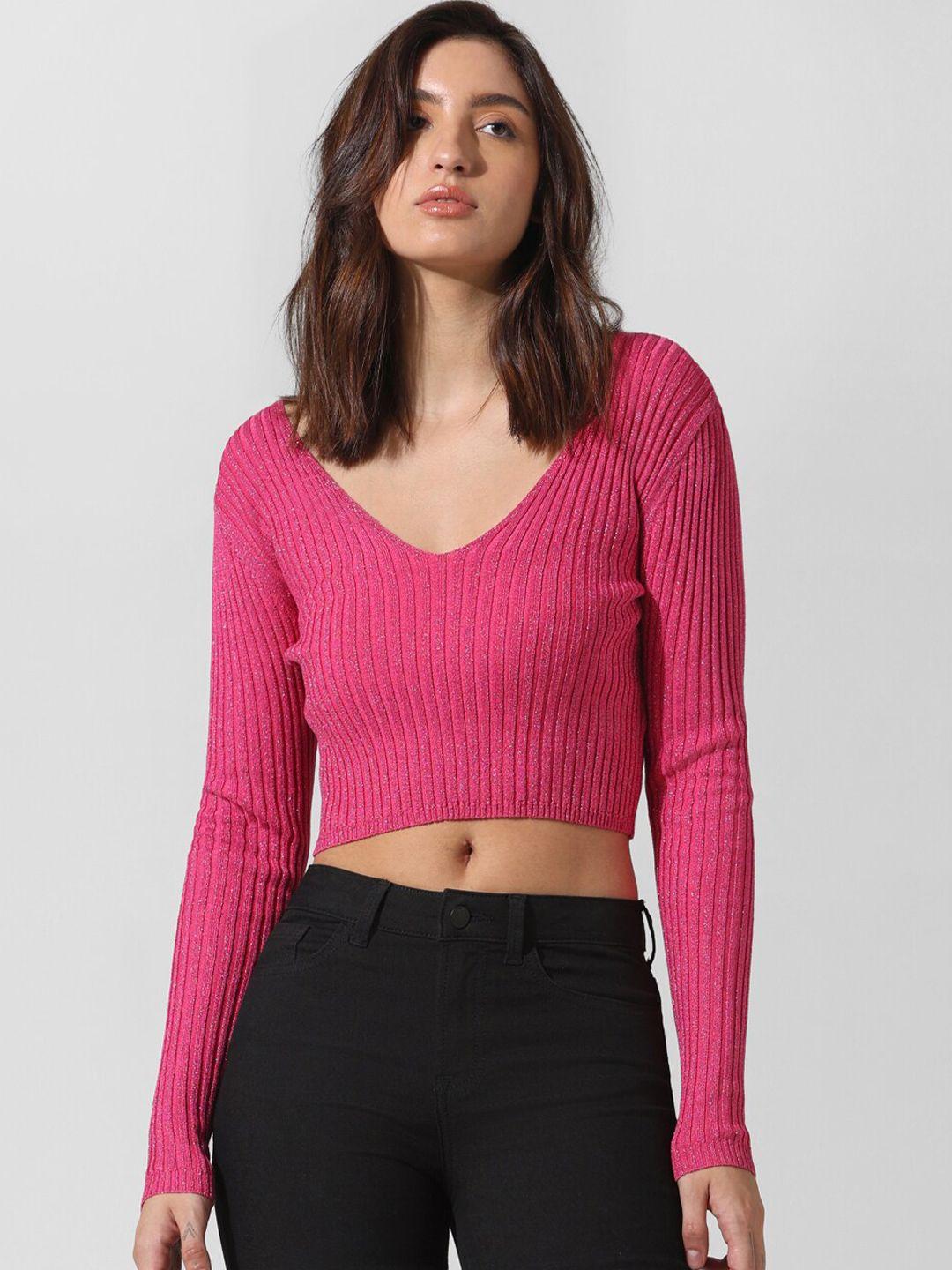 only ribbed crop pullover sweater